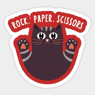 Rock paper scissors Sticker